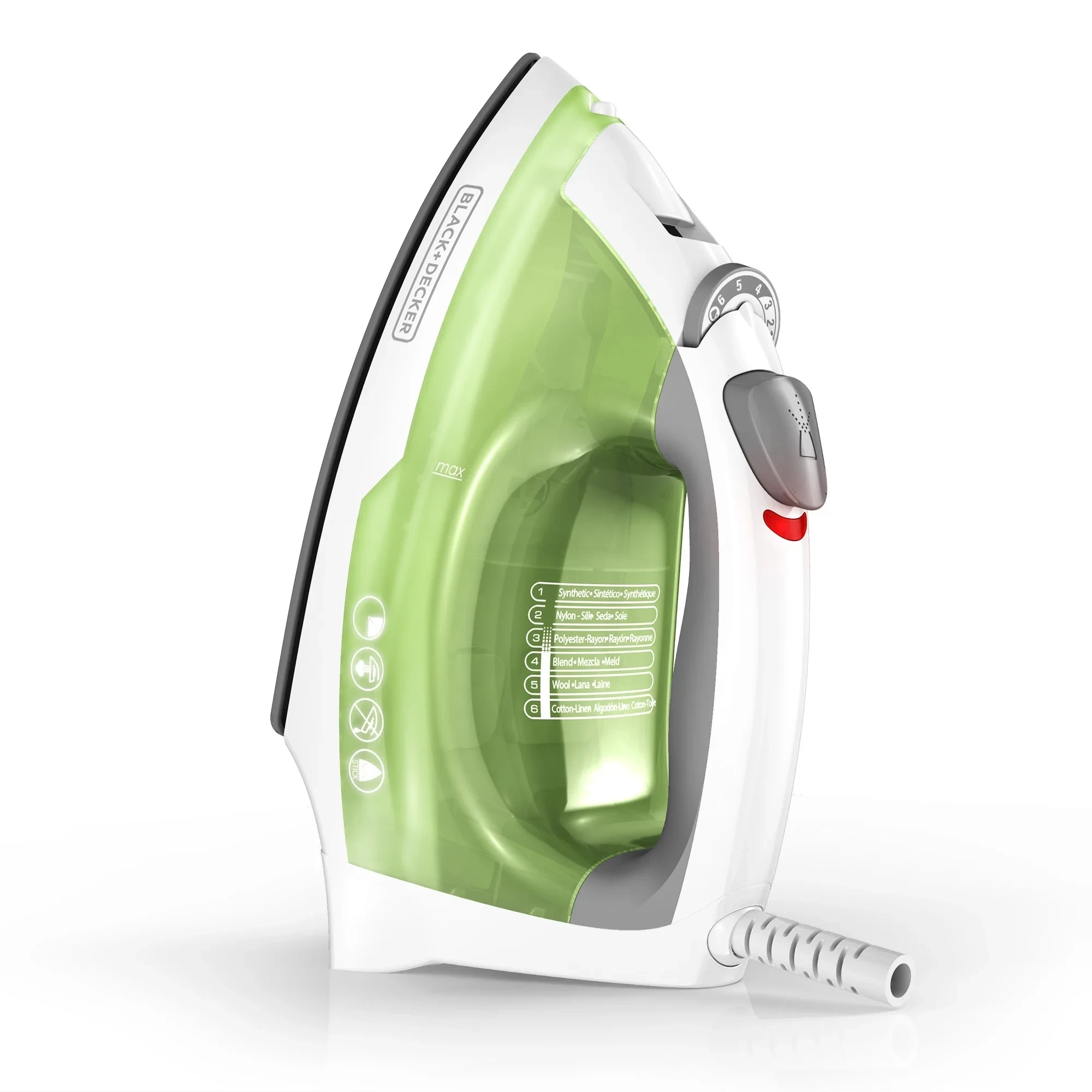 Black+Decker, Easy Steam Compact Iron, IR02V-T